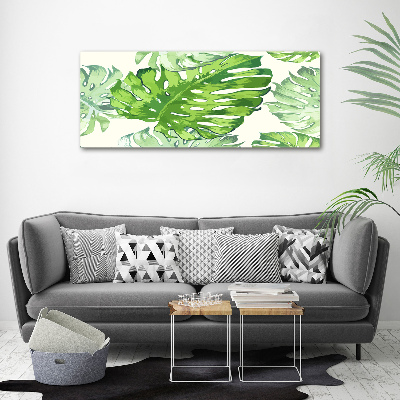 Print on acrylic Tropical leaves