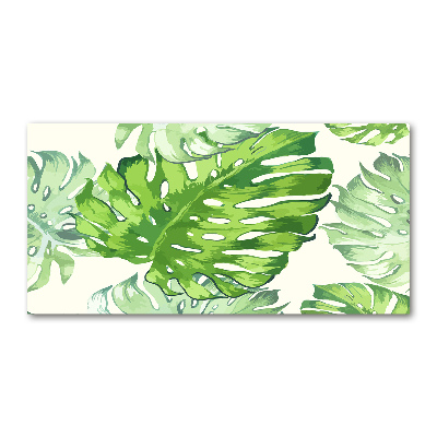 Print on acrylic Tropical leaves