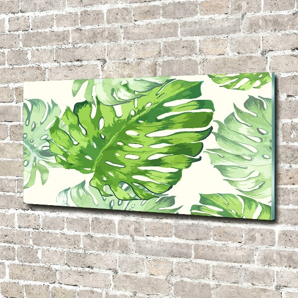 Print on acrylic Tropical leaves