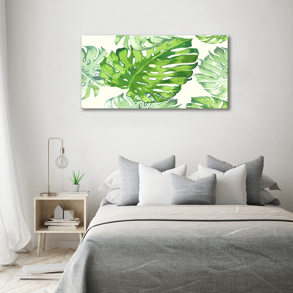 Print on acrylic Tropical leaves