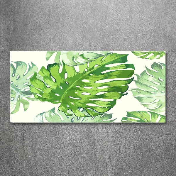 Print on acrylic Tropical leaves