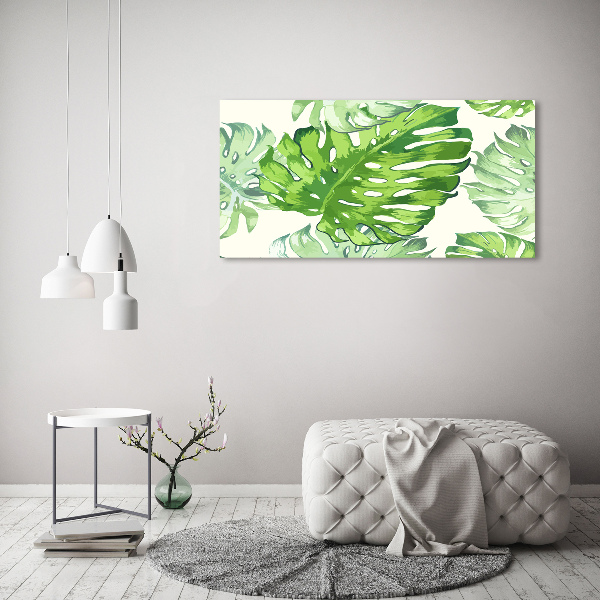 Print on acrylic Tropical leaves