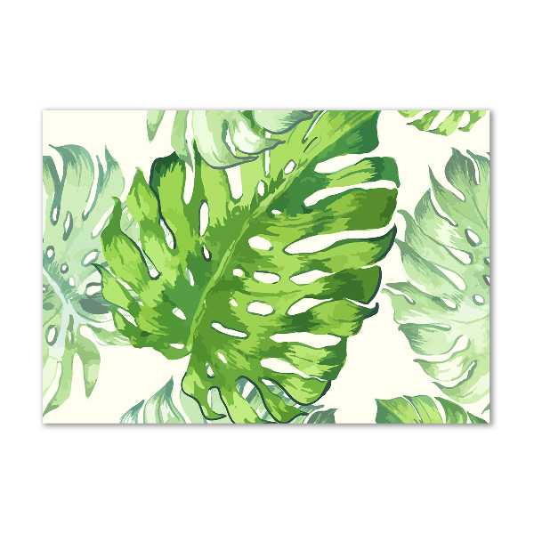 Print on acrylic Tropical leaves