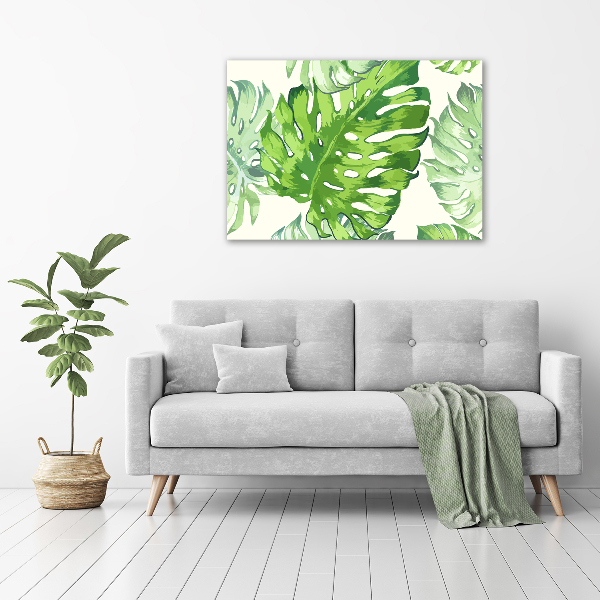 Print on acrylic Tropical leaves