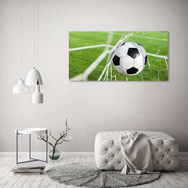 Print on acrylic Ball in the goal