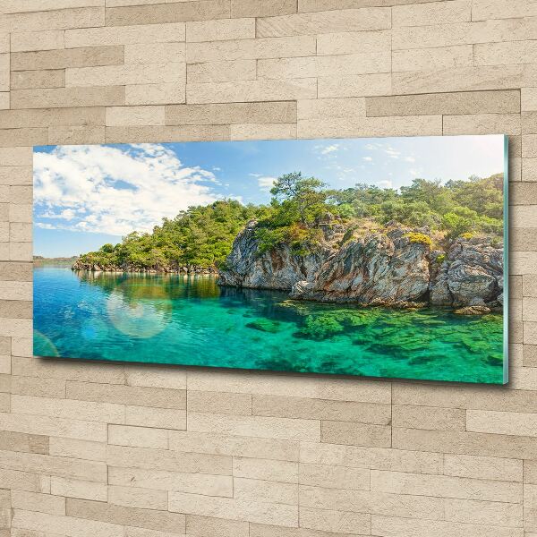 Wall art acrylic Blue Lagoon