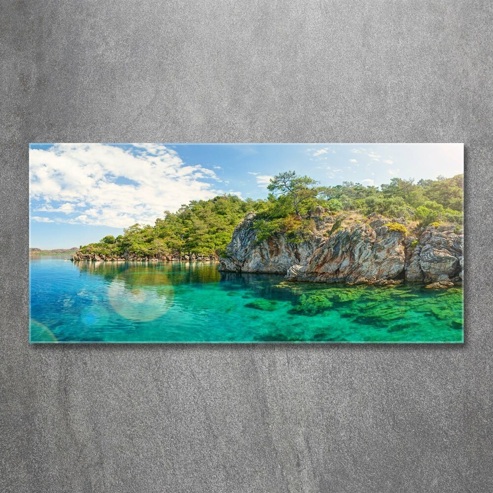 Wall art acrylic Blue Lagoon