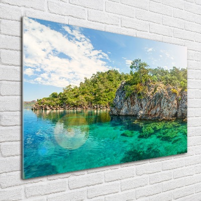 Wall art acrylic Blue Lagoon