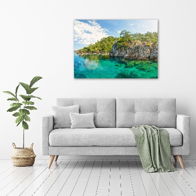 Wall art acrylic Blue Lagoon