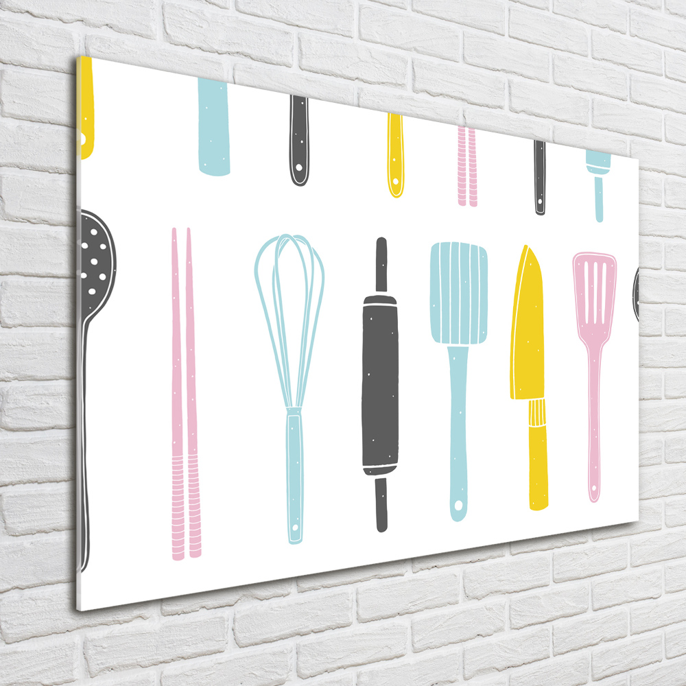 Acrylic wall art Kitchen tools