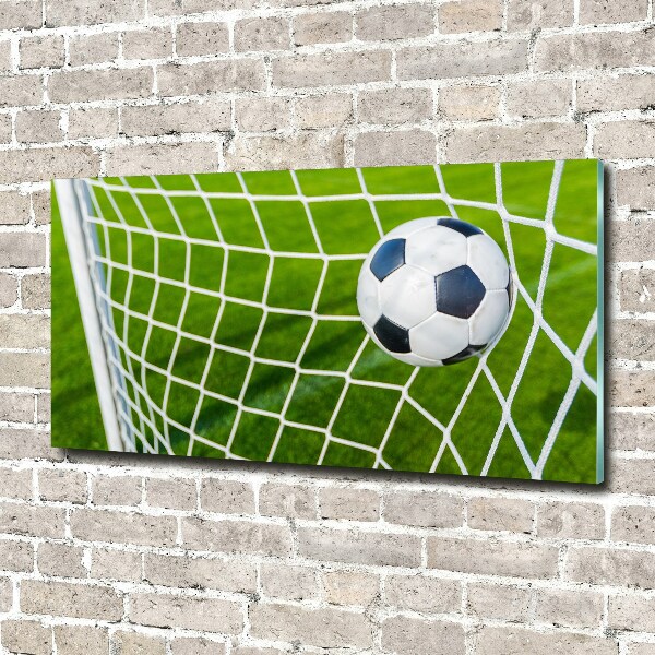 Print on acrylic Ball in the goal