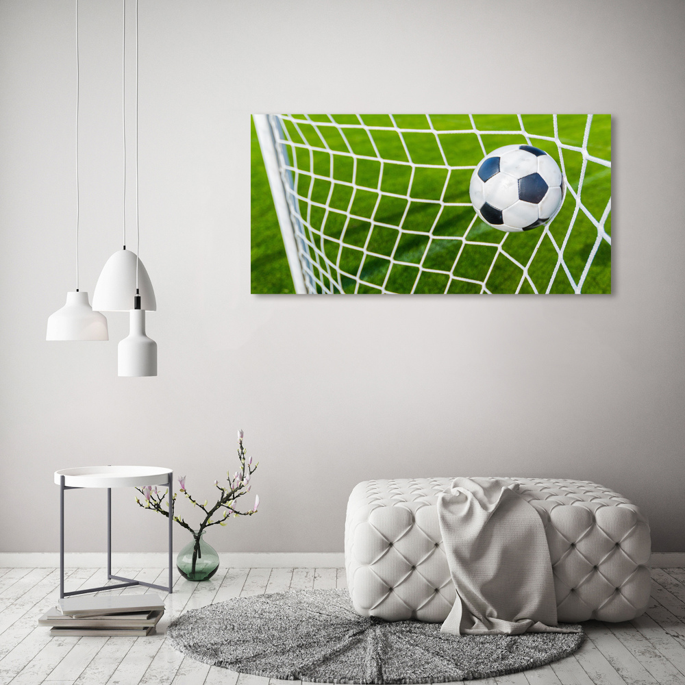 Print on acrylic Ball in the goal