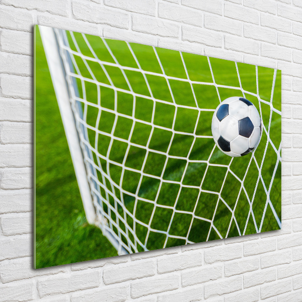 Print on acrylic Ball in the goal