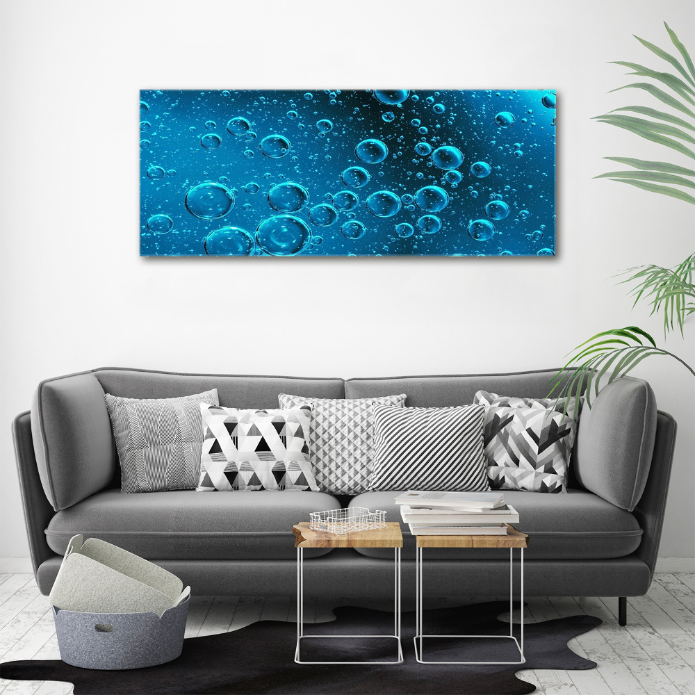 Acrylic wall art Bubbles under water