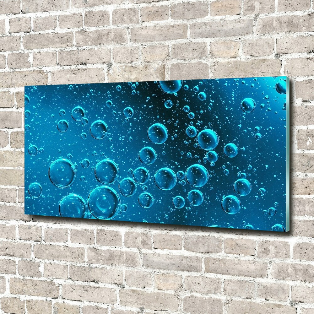 Acrylic wall art Bubbles under water