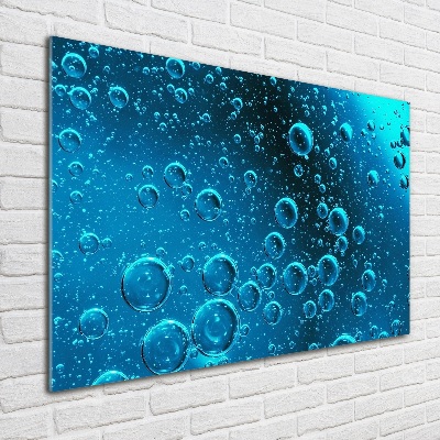 Acrylic wall art Bubbles under water