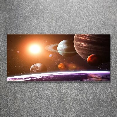 Print on acrylic Solar system