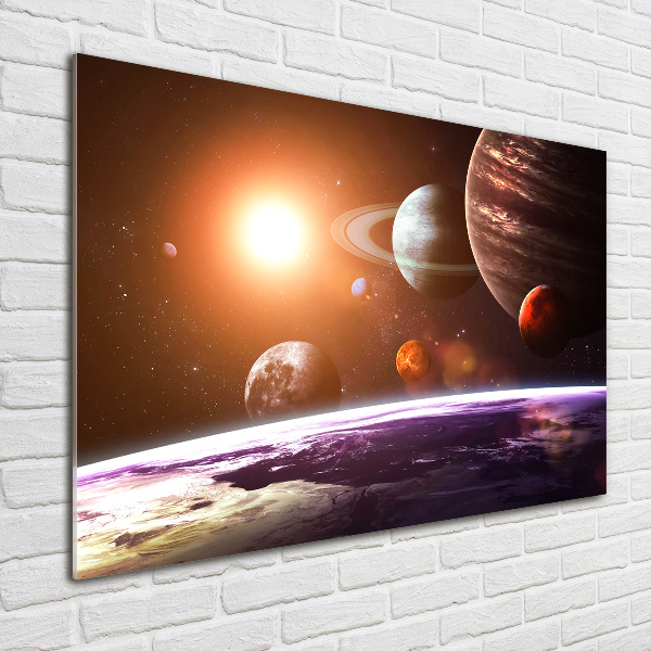 Print on acrylic Solar system