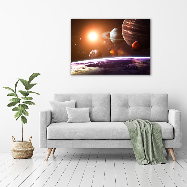 Print on acrylic Solar system