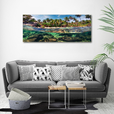 Print on acrylic Tropical beach