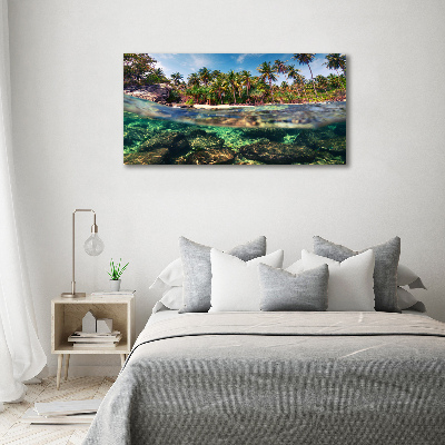 Print on acrylic Tropical beach