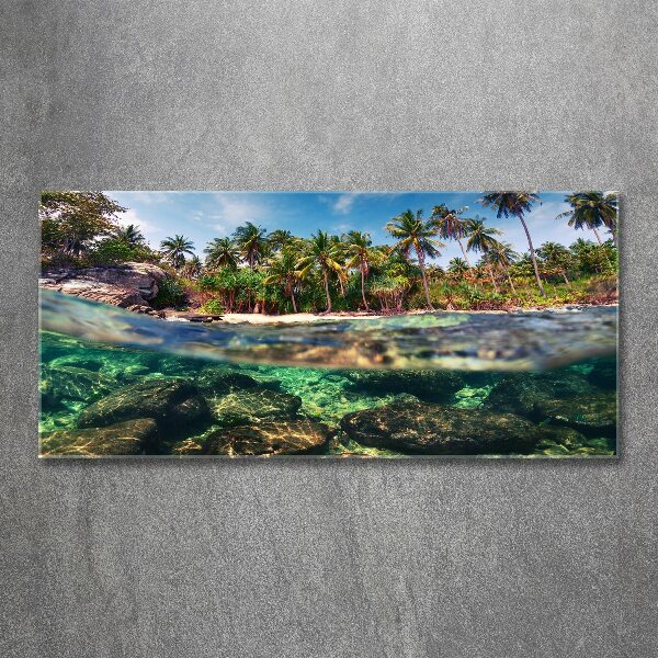 Print on acrylic Tropical beach