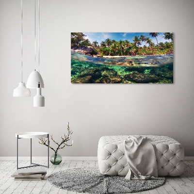 Print on acrylic Tropical beach