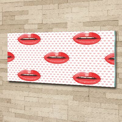 Print on acrylic Red lips