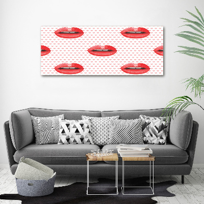 Print on acrylic Red lips