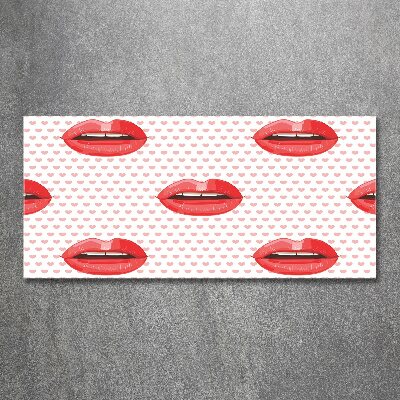 Print on acrylic Red lips