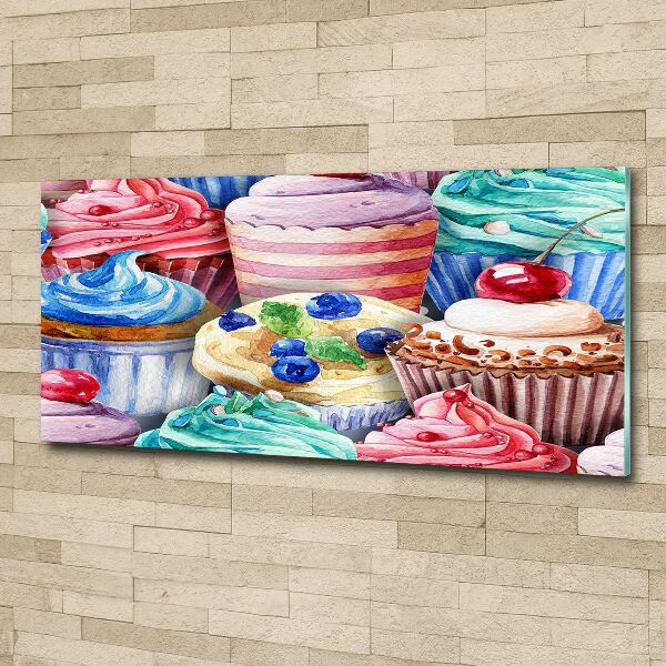 Print on acrylic Colorful muffins