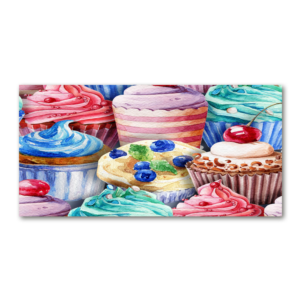 Print on acrylic Colorful muffins