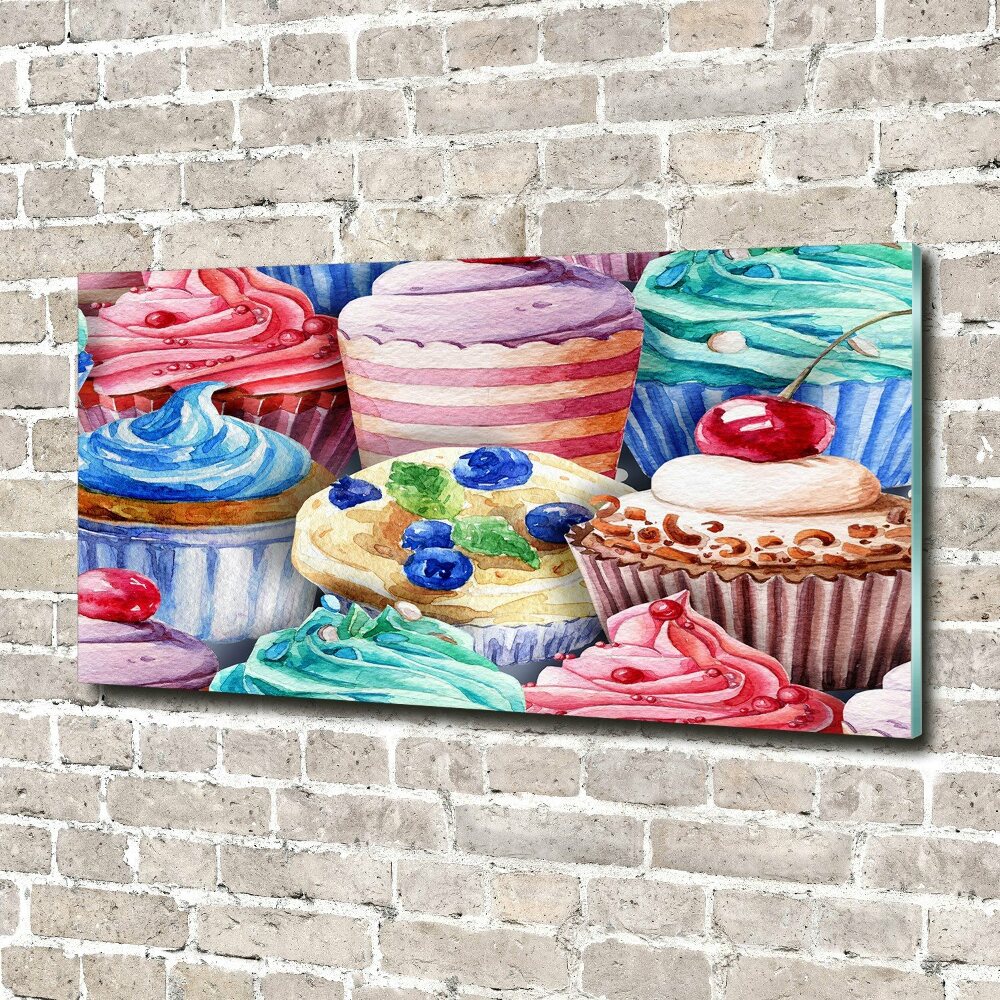 Print on acrylic Colorful muffins