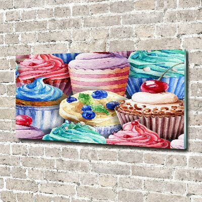 Print on acrylic Colorful muffins