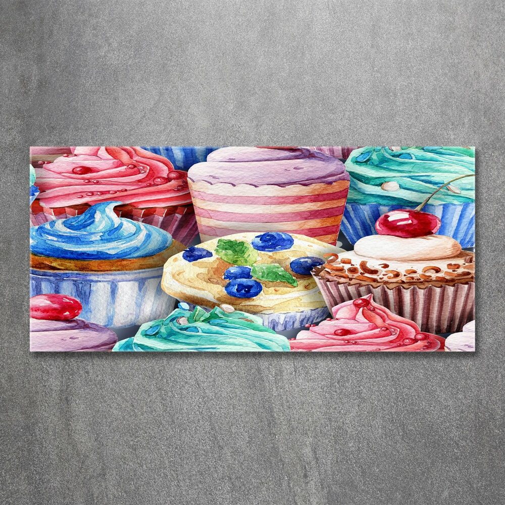 Print on acrylic Colorful muffins