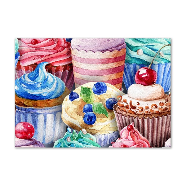 Print on acrylic Colorful muffins