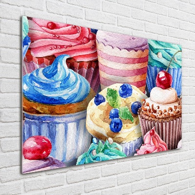 Print on acrylic Colorful muffins