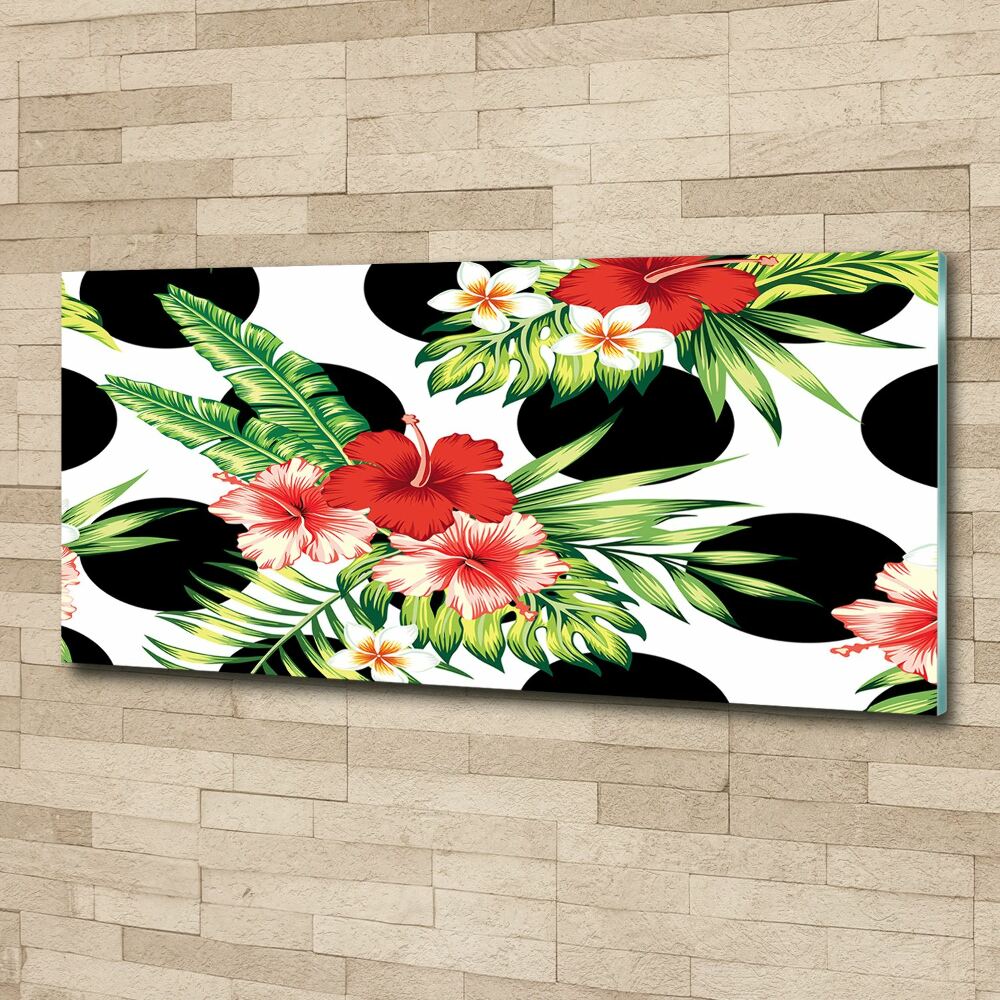 Print on acrylic Hawaiian flowers