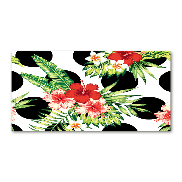 Print on acrylic Hawaiian flowers