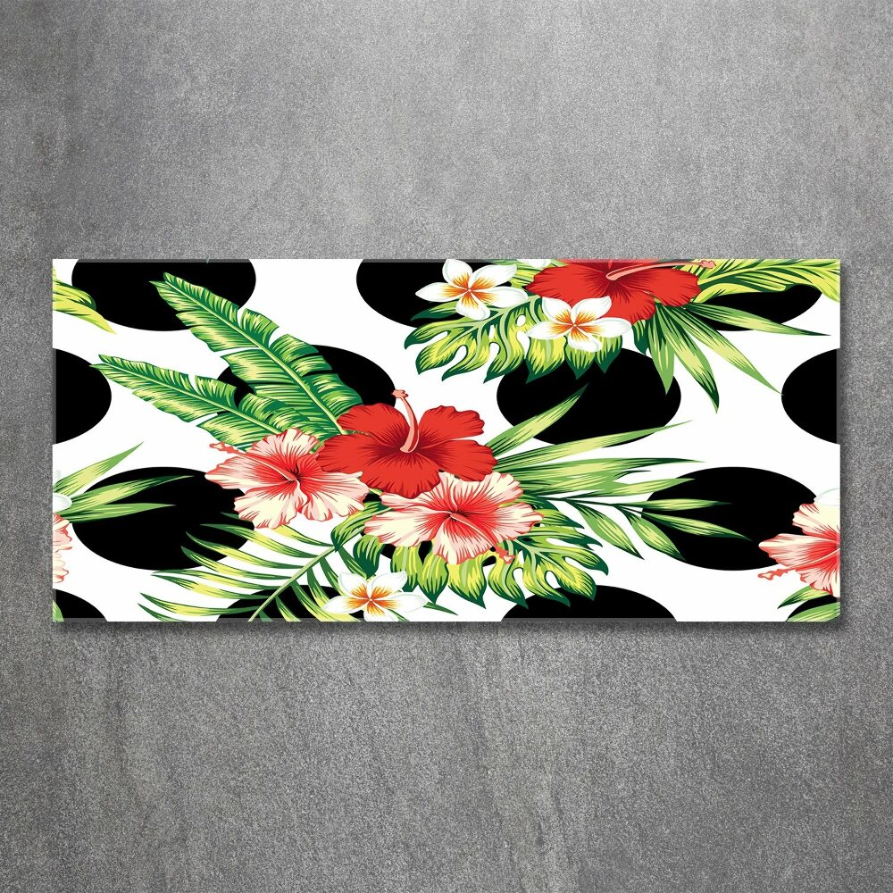 Print on acrylic Hawaiian flowers