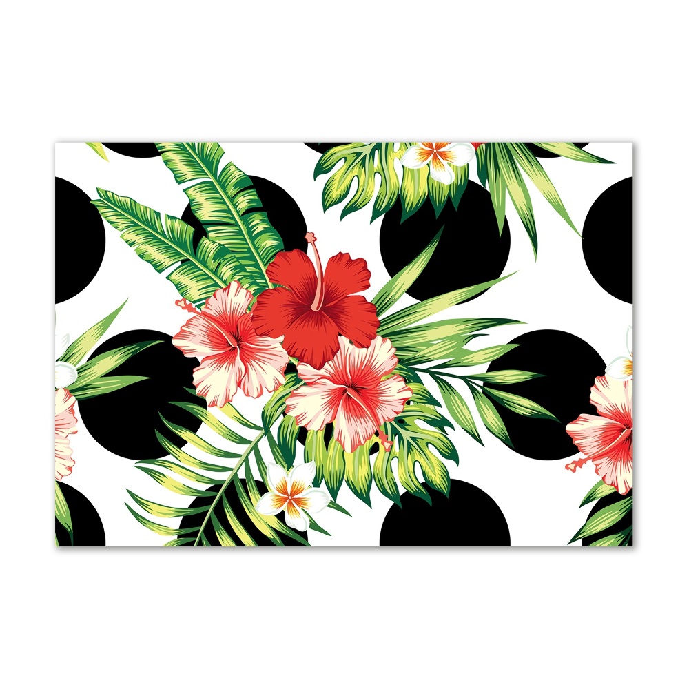 Print on acrylic Hawaiian flowers