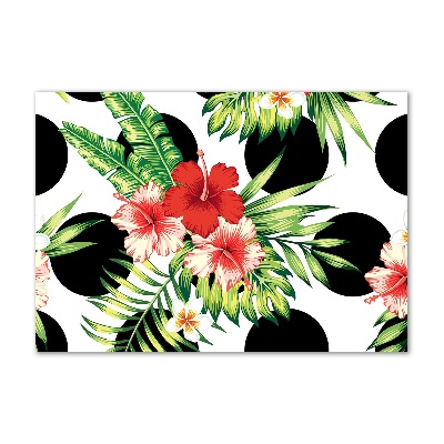 Print on acrylic Hawaiian flowers