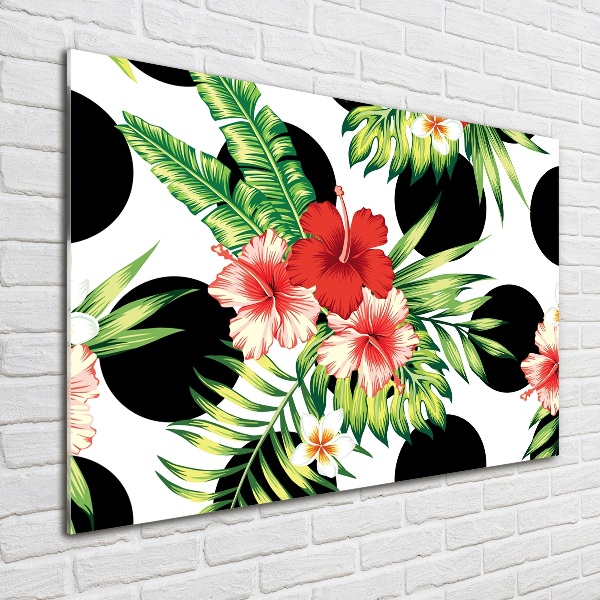 Print on acrylic Hawaiian flowers