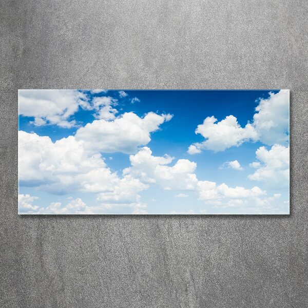 Acrylic wall art Clouds in the sky