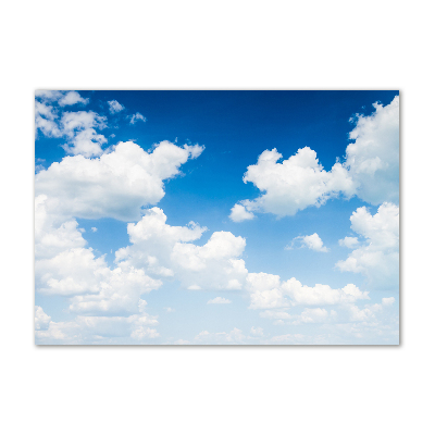 Acrylic wall art Clouds in the sky