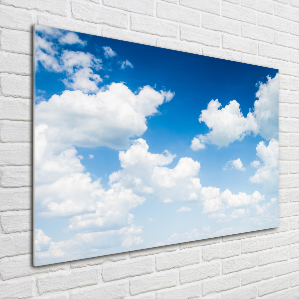 Acrylic wall art Clouds in the sky