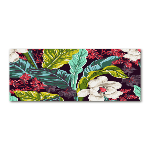 Print on acrylic Tropical flowers