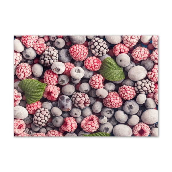 Wall art acrylic Frozen forest fruit