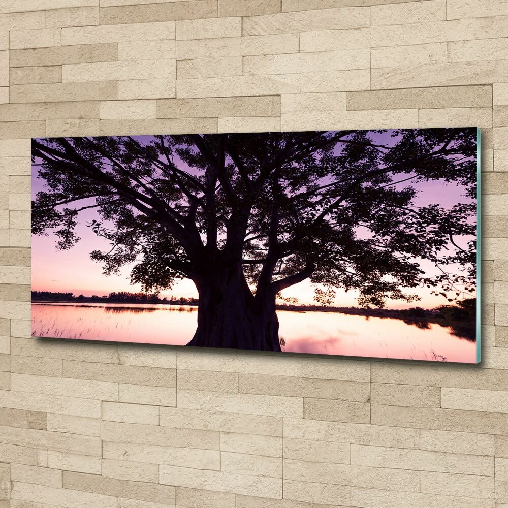 Wall art acrylic Tree and lake