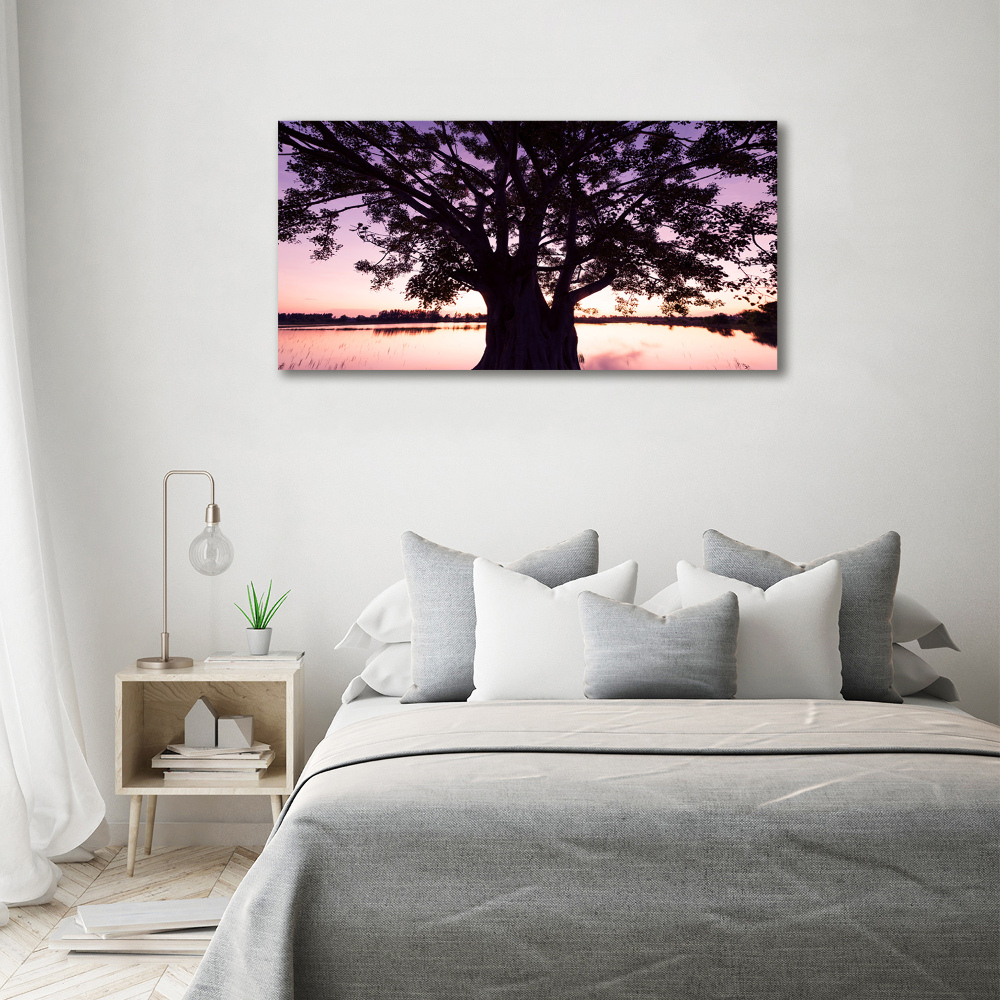 Wall art acrylic Tree and lake